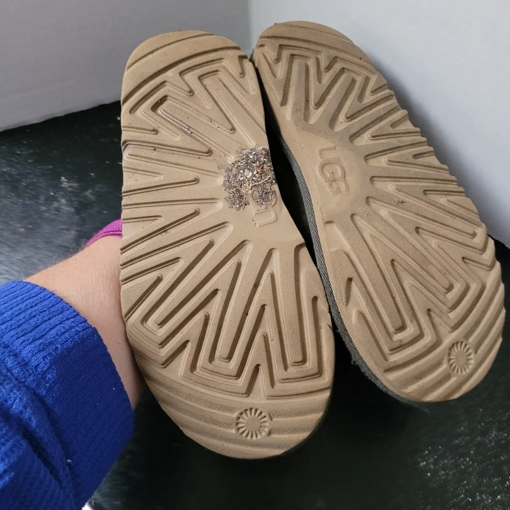 Ugg Cozy Green Suede Slippers